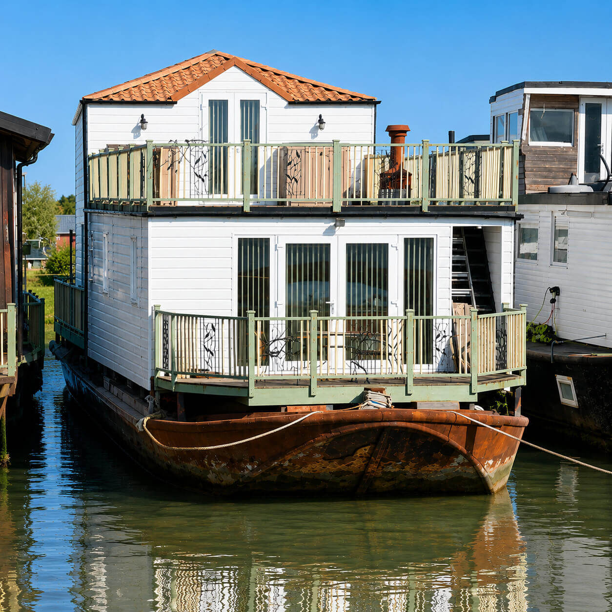 Ellise Static Houseboat