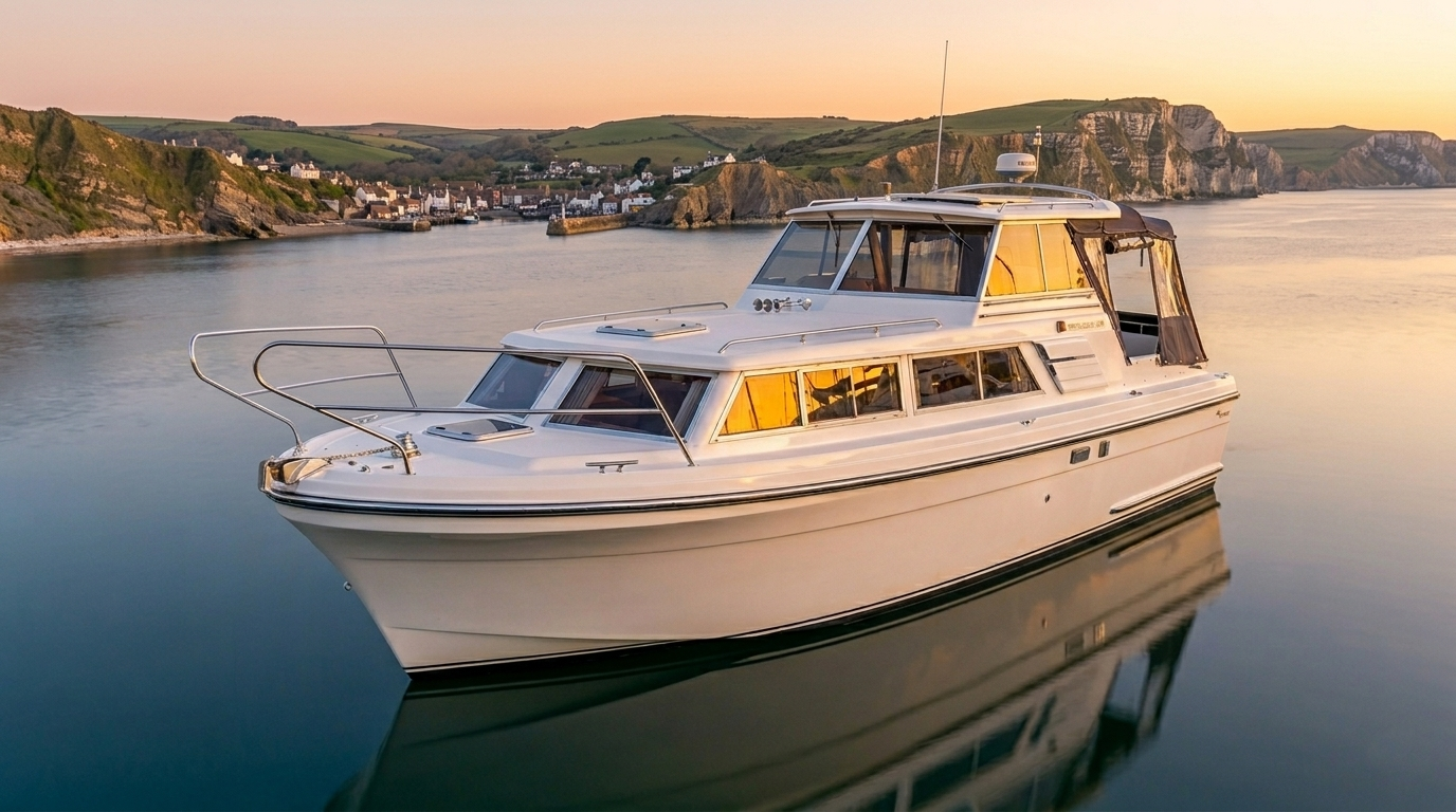 Boat captured in beautiful light